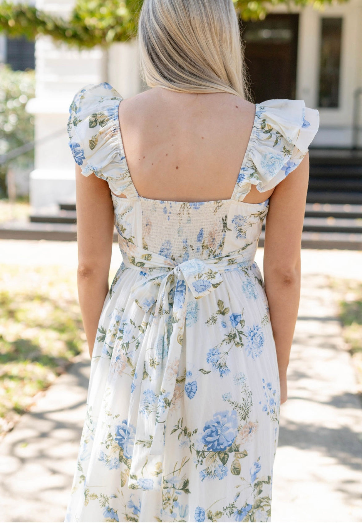 Ivory Floral Maxi