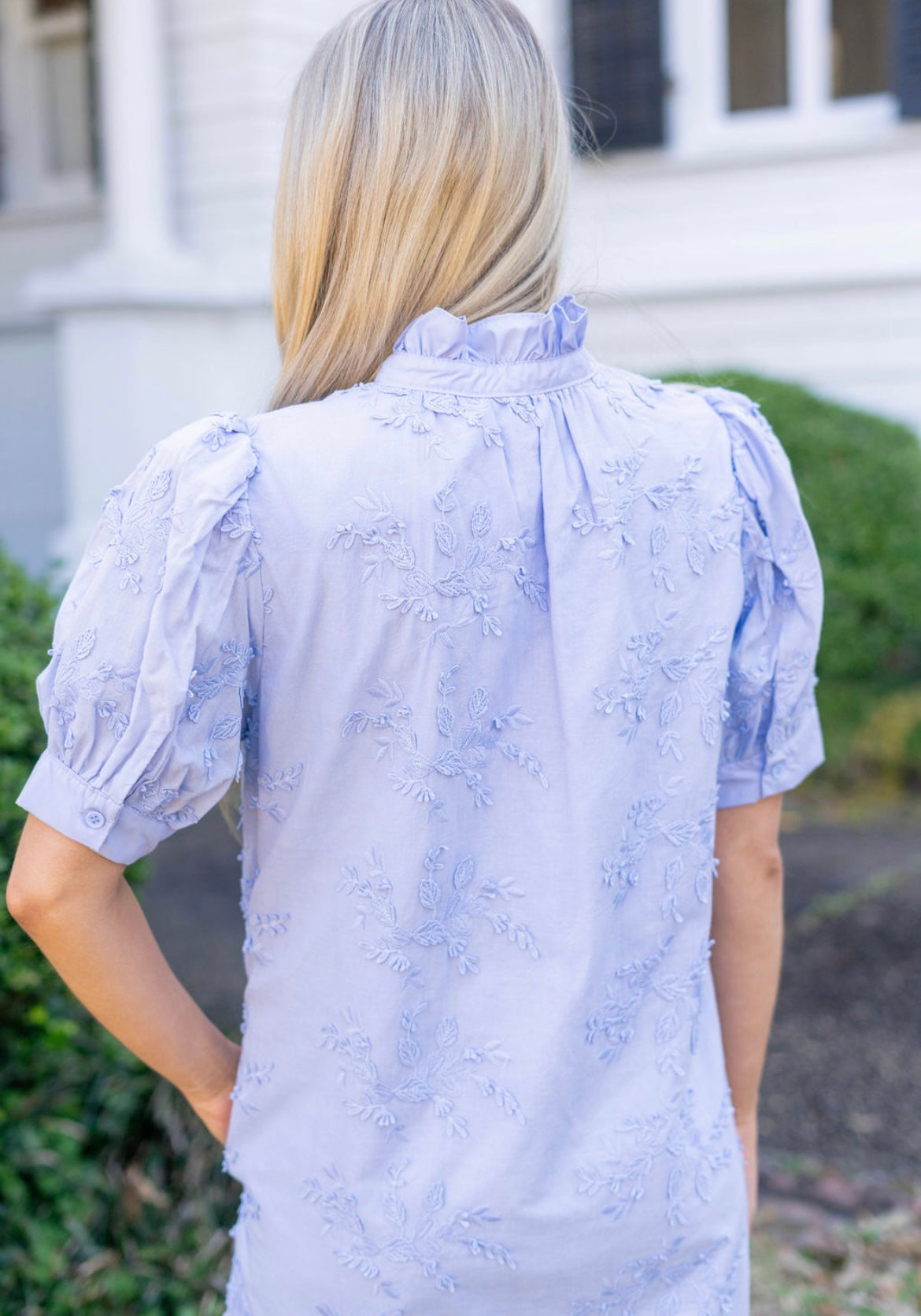 Periwinkle Floral Dress