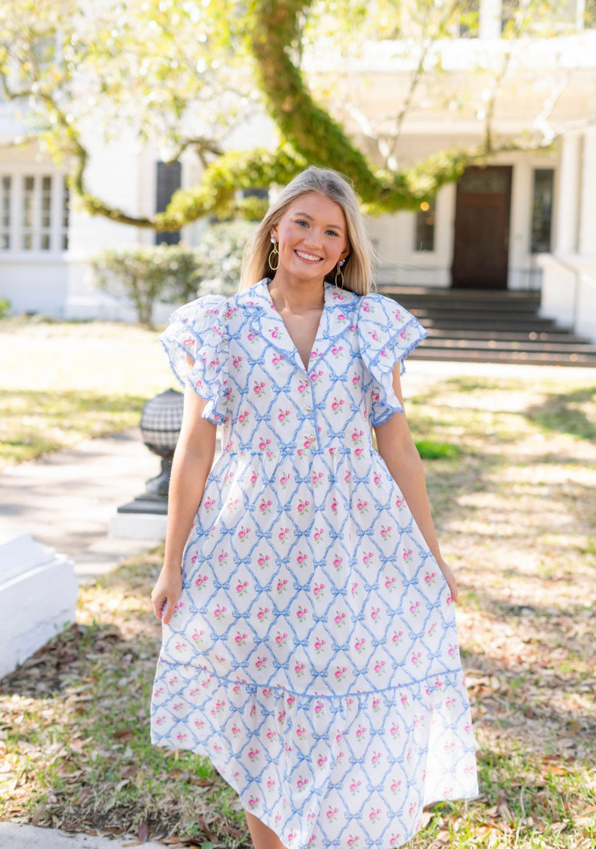 Bow Button Maxi