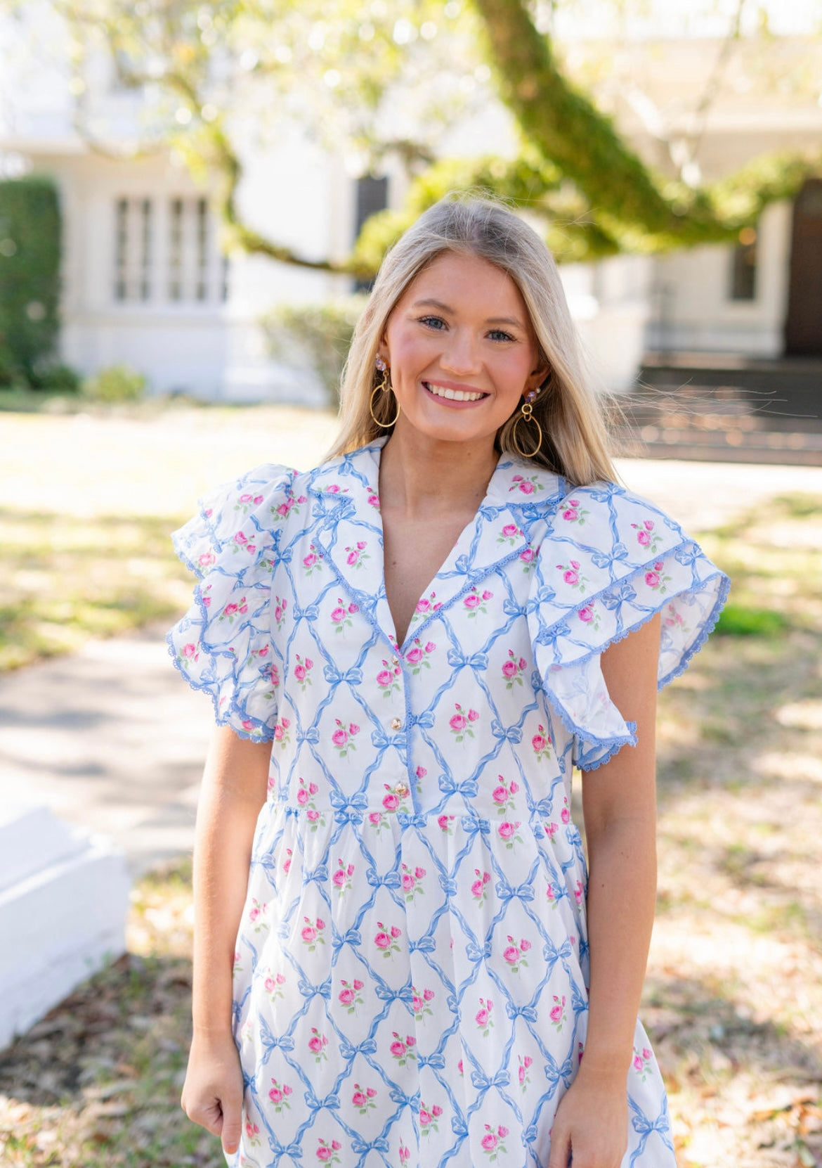 Bow Button Maxi