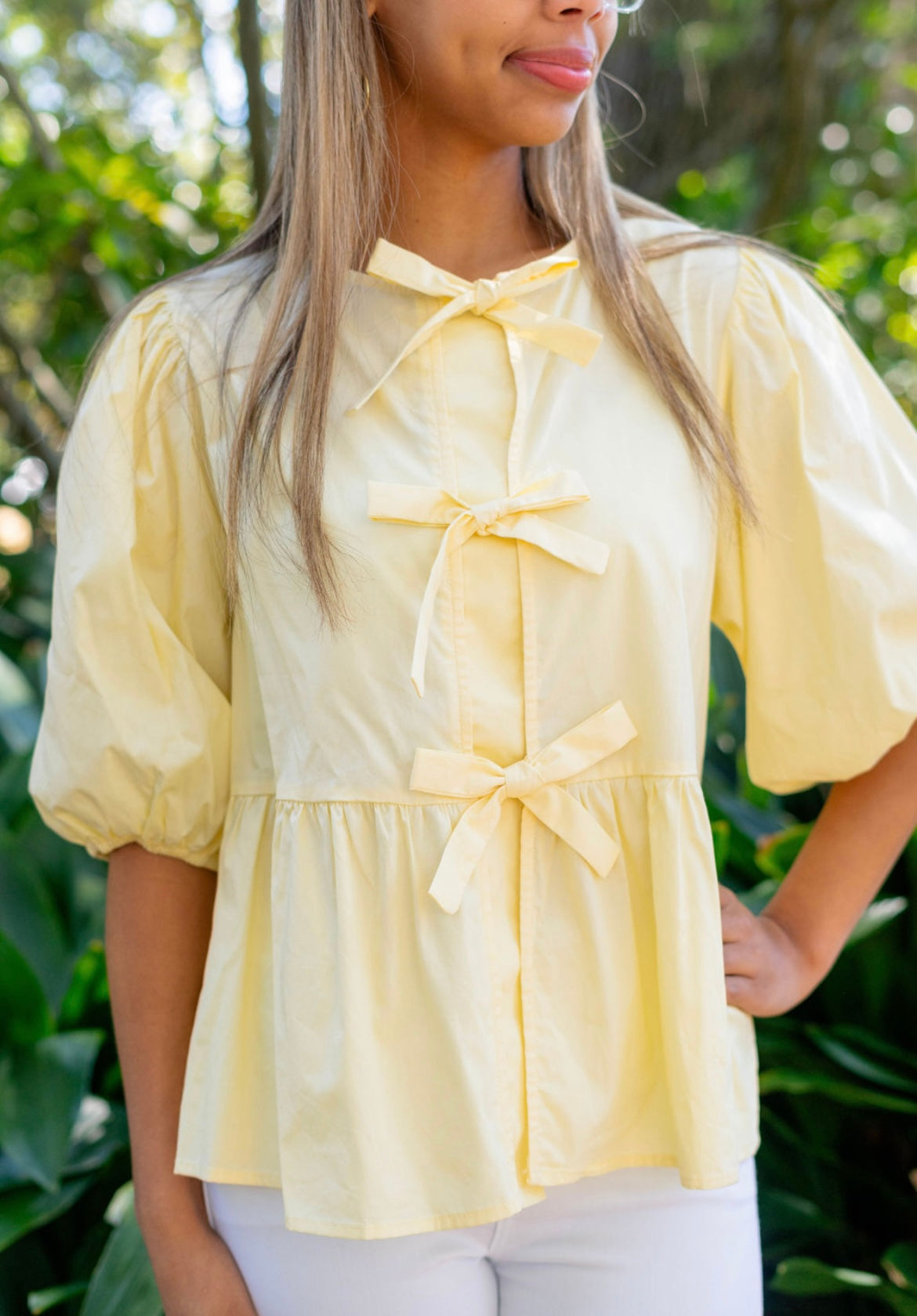 Butter Poplin Blouse