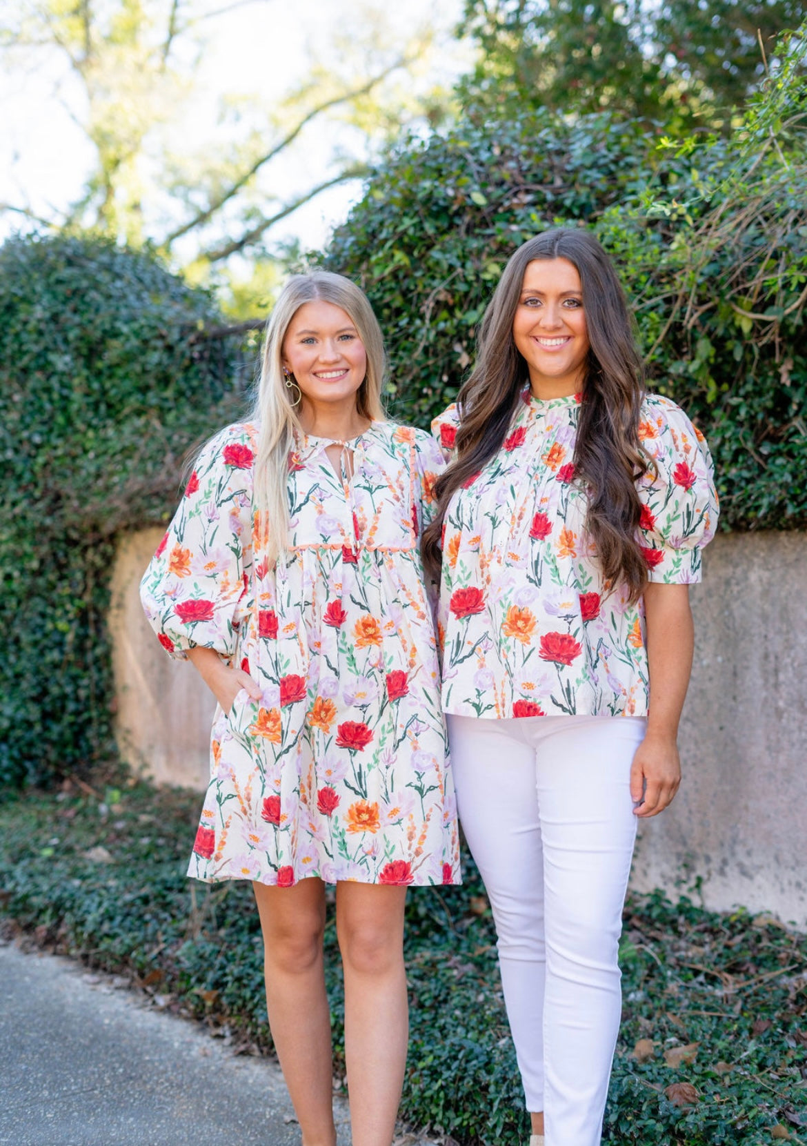 Red Floral Dress